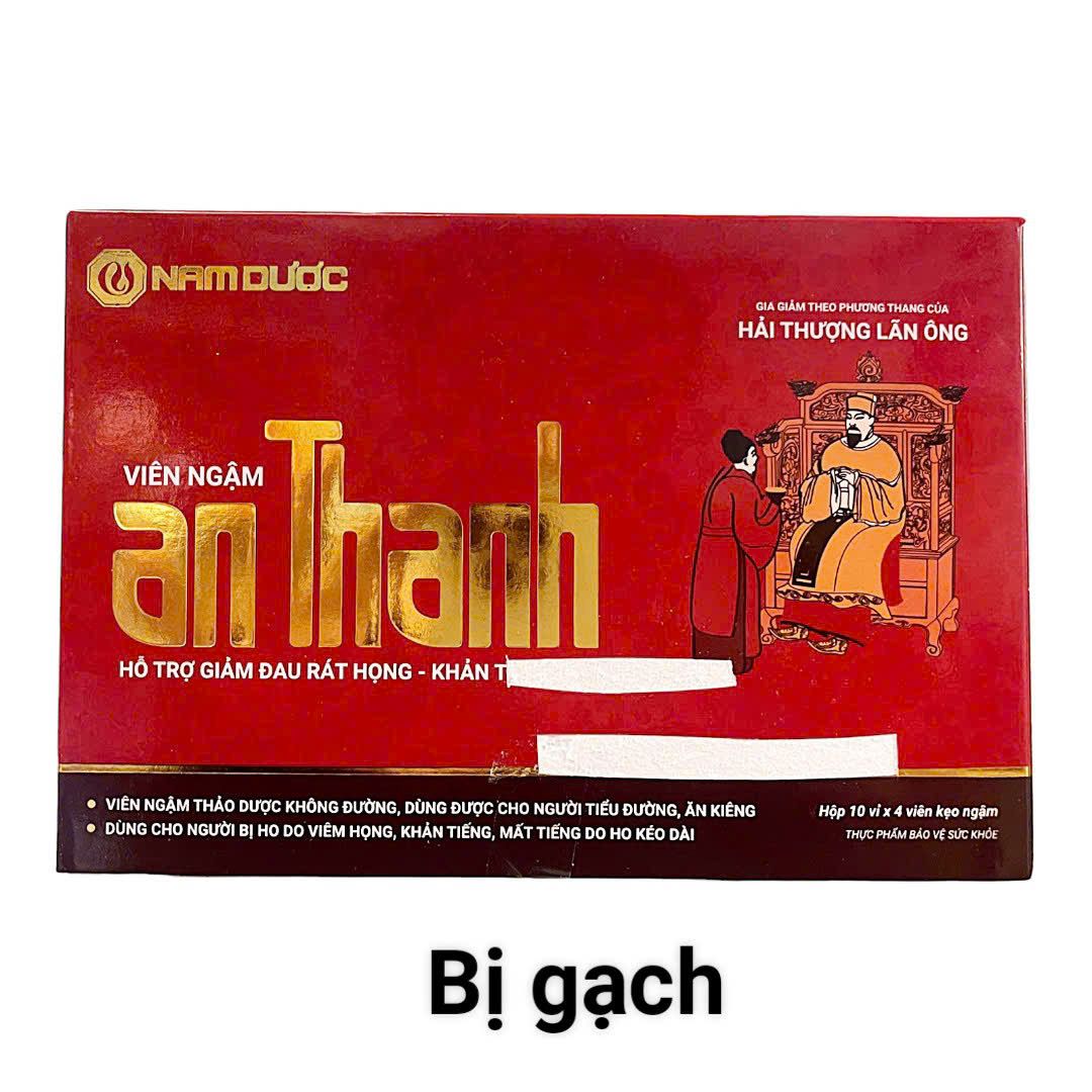 Kẹo An Thanh Nam Dược (Hộp/40V)(Bị gạch)